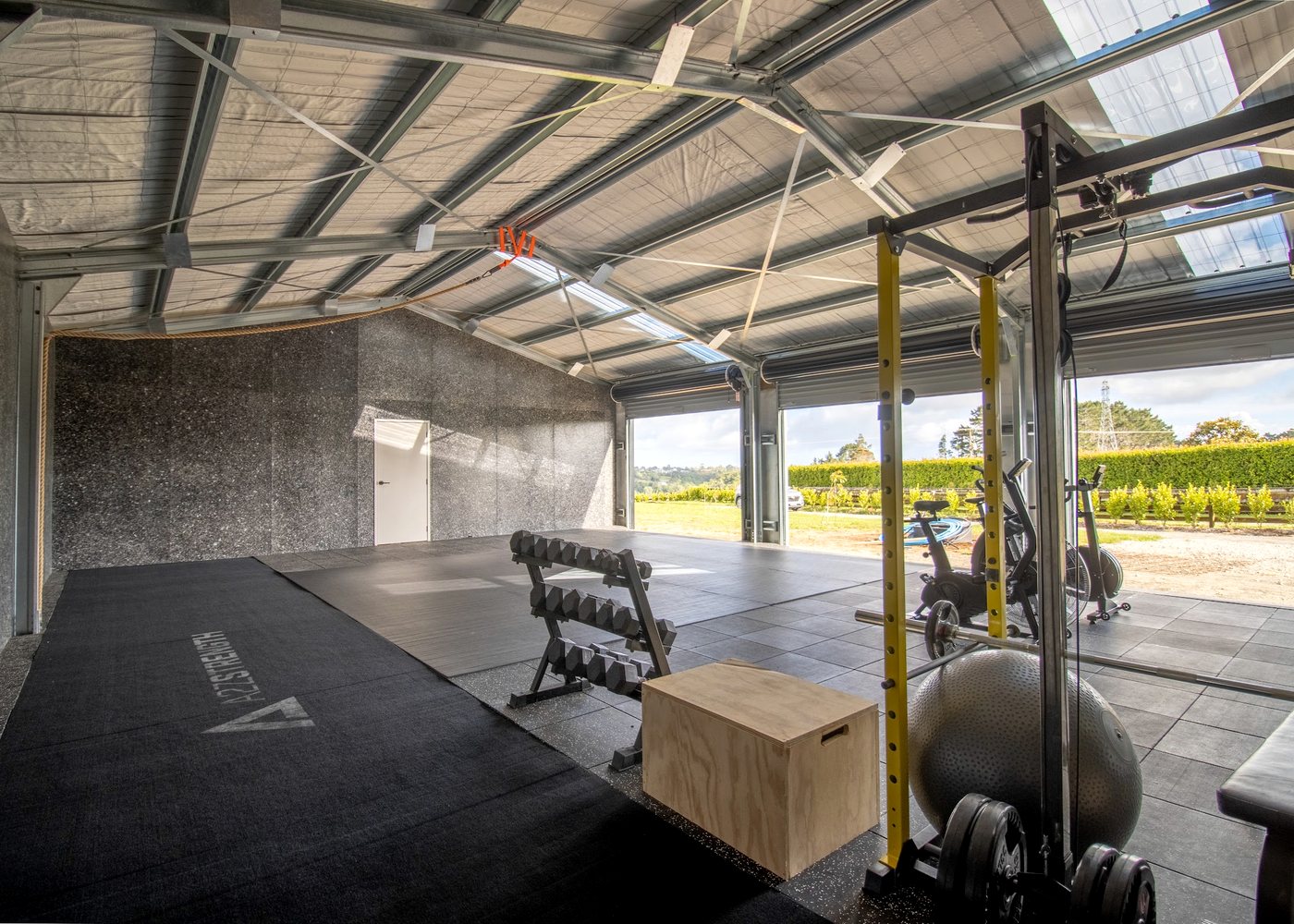 Training floor at A2Z Strength