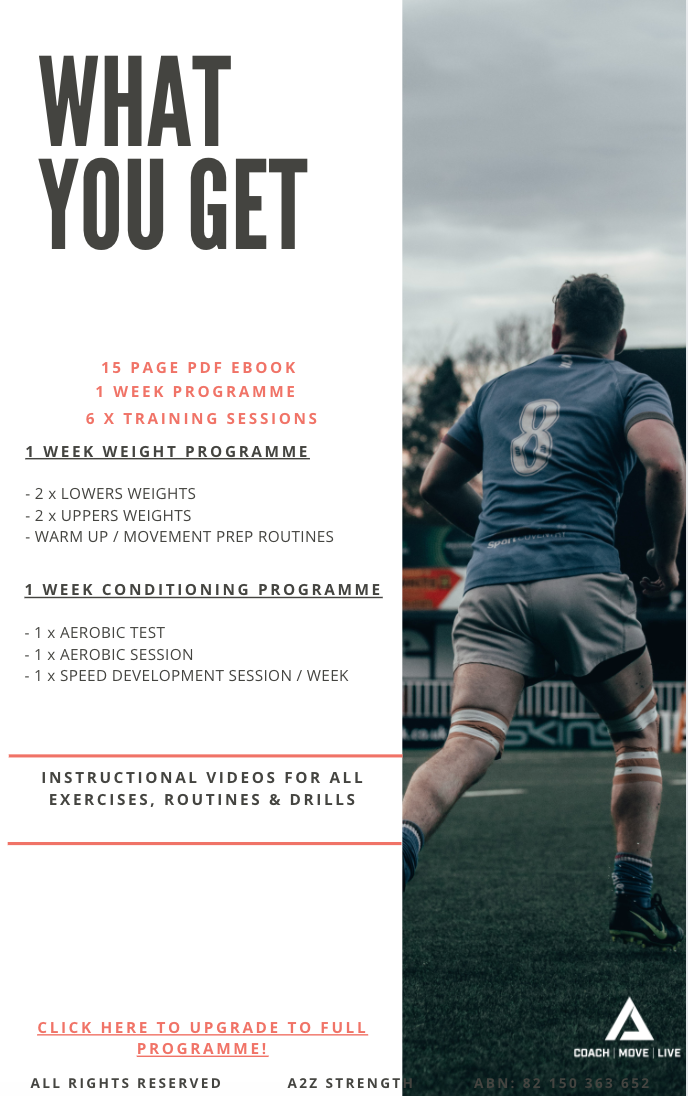 12 WEEK PROGRAMME (WEEK 1 FREE TRIAL)